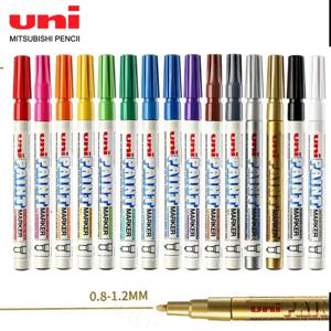 일본 UNI 페인트 마커 PX-21, 유성, 영구적, 0.8-1.2mm, 타이어 터치업용, 방수, 그래피티 아트 용품