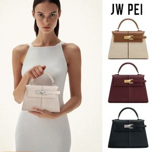 JW PEI 트라페조이드 크로스바디 백, 니치 브랜드, 토트백, 스몰 스퀘어 백, 숄더백