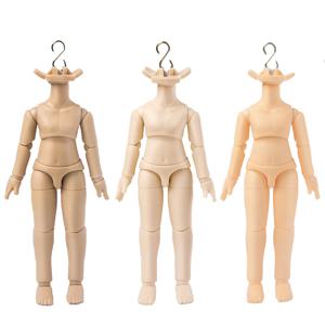 S 훅 인형 바디 Ob11 화이트 선탠 스킨 애니메이션 피규어 가동 관절 인형 바디 액세서리 (오비츠11, GSC, STO 1/12 BJD 인형 헤드용)