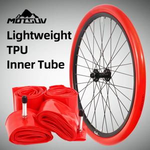 산악자전거 TPU 이너 튜브 26/27.5/29인치 자전거 아름다운 밸브 초경량 펑크 방지 타이어 1.95/2.1