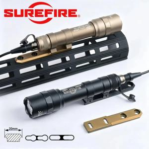 Surefire M600 M600U/M600B 스위치가 장착된 강력한 손전등 AR15 SF M600C M300 스카우트 LED 라이트 토치용 20mm 레일 ML-K 키모드 호환