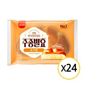 삼립 주종발효 슈크림빵 90g x 24개 / 실온, 대용량