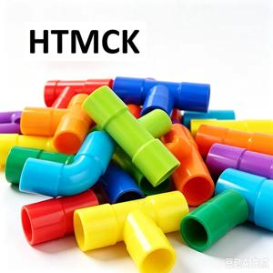 HTMCK 파이프라인 조립 블록 어린이용 수도관 유익 지능 개발 조립식 두뇌 장난감