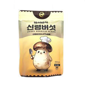 신령버섯칩 건강간식 어린이과자