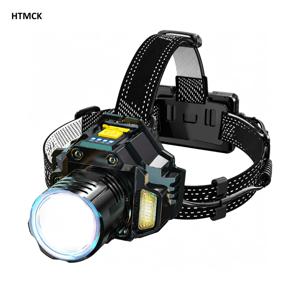 COB LED 충전식 헤드램프 모션 IR 센서 고출력 헤드라이트 18650 배터리 사용 플래시라이트 낚시 캠핑 야외용