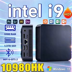 미니 PC, Windows 11 Pro, 인텔 코어 i9-10980HK, 16GB RAM, 1TB/2TB SSD, Wi-Fi 6, 블루투스 5.2, 4K HD, 게이밍, 사무용, 학습용 컴퓨터