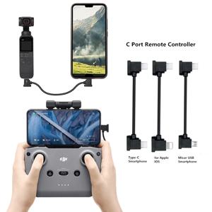 DJI Mavic 2/Mini 3/3PRO/SE/Air/Spark Drone 원격 제어용 OTG 데이터 케이블-전화 태블릿 마이크로 USB Type-C IOS 커넥터 라인