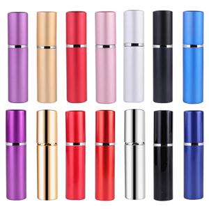 5/10PCS 5ML 알루미늄 리필 형 향수 병 분무기 휴대용 빈 향수 케이스 컨테이너 스프레이 병 여행