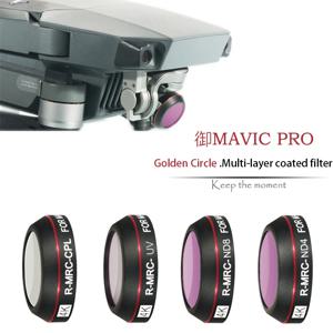 DJI Malic Pro 액세서리 필터 ND 디밍 CPL 편광 UV 편광 발진기 보호 커버(빨간색 원 포함)