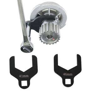 GM 1.6L 타이밍 벨트 텐셔너 스패너 제거 도구용 41/46mm 워터 펌프 렌치, 자동차 타이밍 펌프 휠 조정 스패너