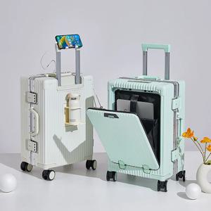 알루미늄 프레임, USB 포트 스위블 휠 달린 화물칸 컵, 거치대 전화 거치대, 20 인치, 24 인치