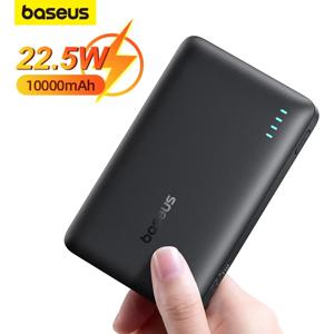Baseus 22.5W 보조베터리 10000mAh 휴대용 충전기 보조베터리 QC PD iPhone 16 15 Samsung Xiaomi 용 고속 충전 외장 배터리