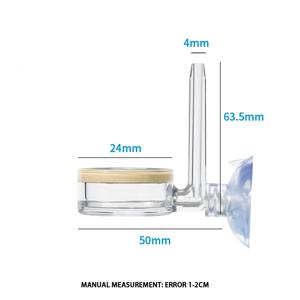 새로운 수족관 CO2 분무기 투명 CO2 디퓨저 리파이너 일체형 PC 소재 특수 세라믹 시트 어항 CO2 분무기