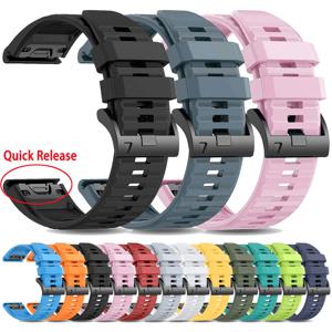 QuickFit 실리콘 22 26mm 스트랩 가민 페닉스 6 6X 프로 7 7X 5X 5 플러스/페닉스 E 8 프로 시계줄 포러너 965 955 945 팔찌