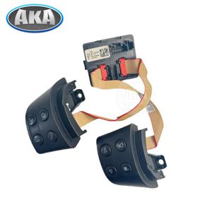 1K0959537J 1K0959538F VW 제타 골프 MK5 파사트 B6 티구안용 멀티펑션 스티어링 휠 컨트롤 버튼 (모듈 포함)