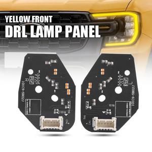 Yellow Amber DRL LED Boards For Ford Ranger T9 LED Or Matrix 2023 2024 LED Headlight Daytime Running Light XL/XLT Replace Unit