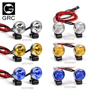 Rc 자동차 시뮬레이션 18mm 레트로 라운드 스포트라이트 오프로드 서치라이트 헤드라이트 G157h Grc 1/10 T4 Scx10 모델 자동차 액세서리