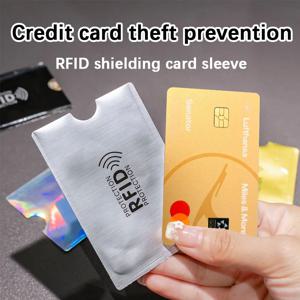 10PCS RFID 신용 카드 보호기용 도난 방지 카드 소지자 슬리브 스킨 케이스 커버 보호 은행 카드 케이스 새로운 핫 아이템