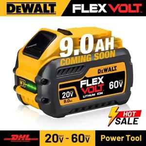 오리지널 DEWALT 배터리 20V/60V 6000mAh 9000mAh 충전식 리튬 이온 배터리, Dewalt 공구 배터리, 충전기, 전기 드릴, DCD805,