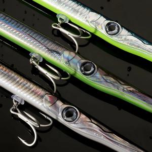 조인트 펜슬 베이트 150mm/255mm 니들 바디 바이오닉 스킨 트레블 훅 시스템 페스카 멀티 조인트 하드 낚시 싱킹 루어