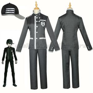 게임 Danganronpa V3 Killing Harmony 사이하라 슈이치 탐정 유니폼 모자 코스프레 의상 사이하라 슈이치 할로윈 파티 복장