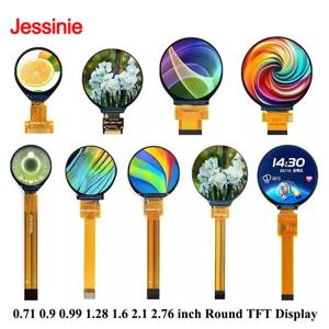0.71 0.9 0.99 1.28 1.6 2.1 2.76인치 원형 TFT 디스플레이 HD IPS LCD 풀 컬러 SPI 시리얼 포트 스크린 GC9A01 GC9D01 ST7735 ST77903