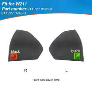 메르세데스-벤츠 W211 E300 E320 E350 E400 2117270148 2117270248 블랙용 앞 좌측 및 우측 필러 도어 내부 패널 트림 커버