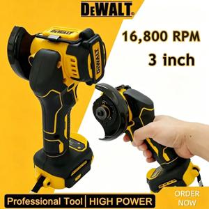 DEWALT 20V 브러시리스 무선 앵글 그라인더 금속 세라믹 타일 전동 공구용 전기 연삭 연마 절단기