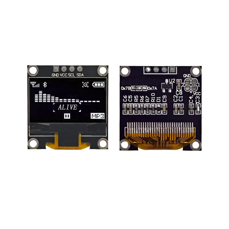 0.96인치 OLED LCD 화면, 128x64 도트 매트릭스, SSD1315 드라이버 디스플레이 모듈