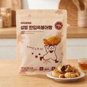 설빙 한입쏙 미니붕어빵 (팥) 375g