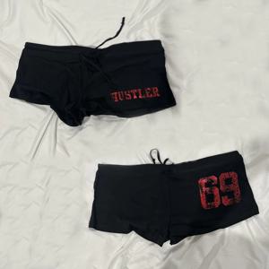 섹시한 하프 바지 하라주쿠 편지 인쇄 하이 스트리트 캐주얼 Y2K 반바지 펑크 패션 바지 힙합 빈티지 그런지 고스 streetwear EMO