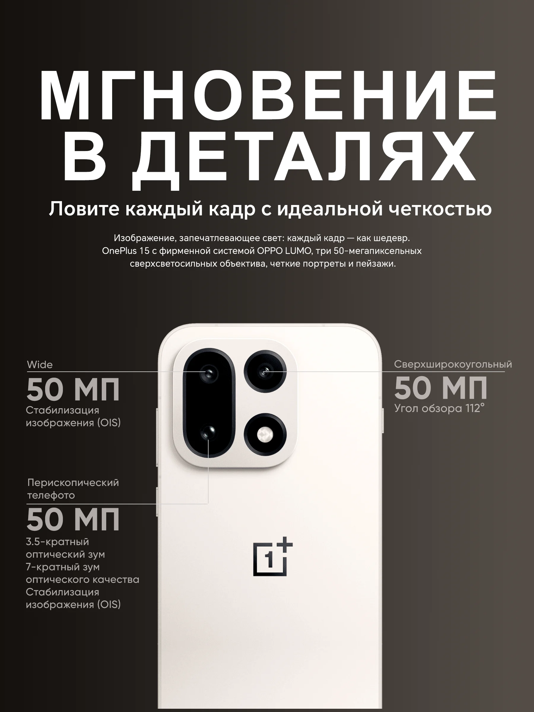 원플러스 15 중국 버전, 잠금 해제된 5G 스마트폰, 6.78인치, 165Hz 고주사율 디스플레이, 50MP 카메라, 7300mAh 배터리, 120W 고속 충전.