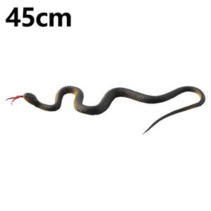 45cm 현실적인 가짜 고무 뱀 무서운 장난 트릭 농담 참신 장난감 시뮬레이션 고무 부드러운 가짜 뱀