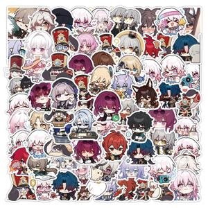 100PCS 뜨거운 게임 Honkai: 헬멧 자전거 손 계정 연필 케이스 데칼에 대 한 스타 레일 낙서 스티커 LanLanStickersWorld