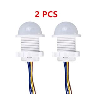 AC110-240V 자동 센서 전등 스위치 LED PIR 적외선 모션 센서 감지 미니 LED 민감한 야간 조명 실내 실외