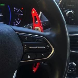 스티어링 휠 DSG 시프트 패들 익스텐더 시프터 스티커 현대 산타페 TM Palisade LX2 2018-2021 자동차 액세서리