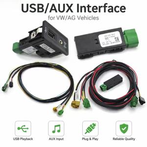 5Q0035726E 5Q0 035 726E 카플레이 미디어 USB AUX 스위치 MIB2 MDI AMI 어댑터 (폭스바겐 골프 7 MK7 파사트 B8 용)