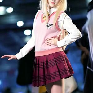Danganronpa V3 코스프레 카에데 아카마츠 JK 교복 코스프레 할로윈 의상