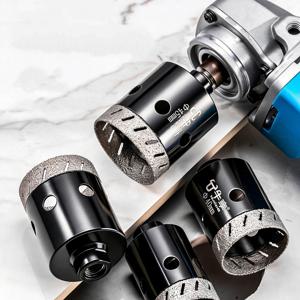 다이아몬드 홀쏘 20mm-60mm M10 샹크 다이아몬드 코어 드릴 비트, 타일, 화강암, 대리석, 유리, 세라믹용 앵글 그라인더 홀 오프너