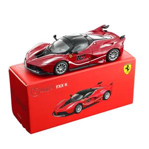 부라고 1:64 다이캐스트 자동차 모형 페라리 FXX K 수집용 합금 자동차 장난감 다이캐스트 레이싱 자동차 수집용 소년용 선물
