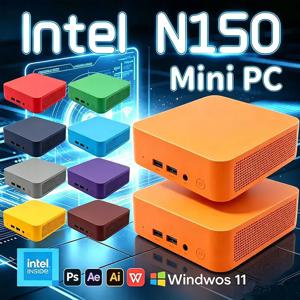 인텔 N150, 윈도우 11, 미니 PC, 컴팩트 미니 노트북, 16GB RAM, 1024GB SSD, HD, Wi-Fi 6, 블루투스 5.2, 다기능 일상용 노트북, 게이밍 PC