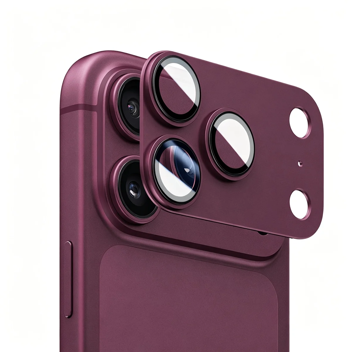 아이폰 18 Pro, 18 Pro Max용 정품 렌즈 3개/2개/1개 세트. 카메라 보호 기능, 낙하 방지, 긁힘 방지, 간편한 설치.
