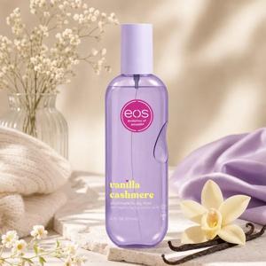 EOS 177ml 바닐라 캐시미어 바디 미스트, 산뜻하고 자연스러운 향, 상쾌한 바디 향수, 히알루론산 함유, 보습 효과, 향기로운 스프레이