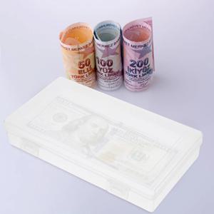 1세트 지폐 보호용 파우치, 대용량 지폐 보관용, 투명한 지폐 보관 케이스, 지폐 수집용 파우치, 수집가를 위한 선물