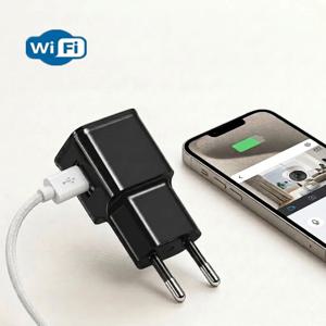EU/미국 플러그 USB 충전기 카메라 1080P 미니 와이파이 카메라 레코더 무선 휴대용 카메라 와이파이 감시 숨겨진 TF 카드