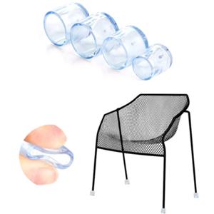 11 크기 4PCS 라운드 고무 가구 의자 테이블 매트 실리콘 안티 스크래치 보호기 캡 테이블 페럴 피트 다리 바닥 보호기