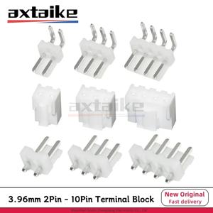 20PCS VH 3.96mm 2Pin 3Pin 4P 5P 6P 7P 8P 9P 10P JST Male Female 커넥터 수평 스트레이트 핀 헤더 하우징 터미널 블록