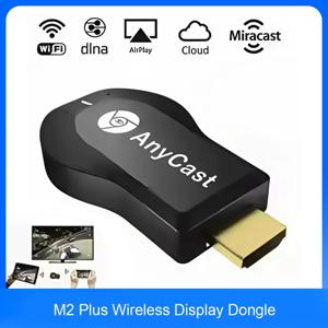 1080P 애니캐스트 M2 플러스, Wi-Fi 지원, HDMI 호환, 디스플레이 동글, TV 스틱, 화면 공유, 에어플레이, 미라캐스트, DLNA, iOS 및 안드로이드 스마트폰, TV용.