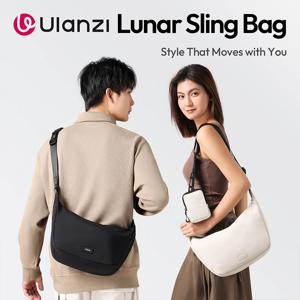Ulanzi HMN1Lunar 슬링 백 여행용 어깨 (디바이더 포함) 조절 가능한 스트랩 크로스 바디 캐리 사진 미러리스 카메라 렌즈