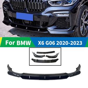 BMW X6 G06 2019 2020 2021 2022-2024 앞 범퍼 립 스플리터 스포일러 바디 키트 자동차 액세서리 프론트 블레이드 디퓨저 튜닝